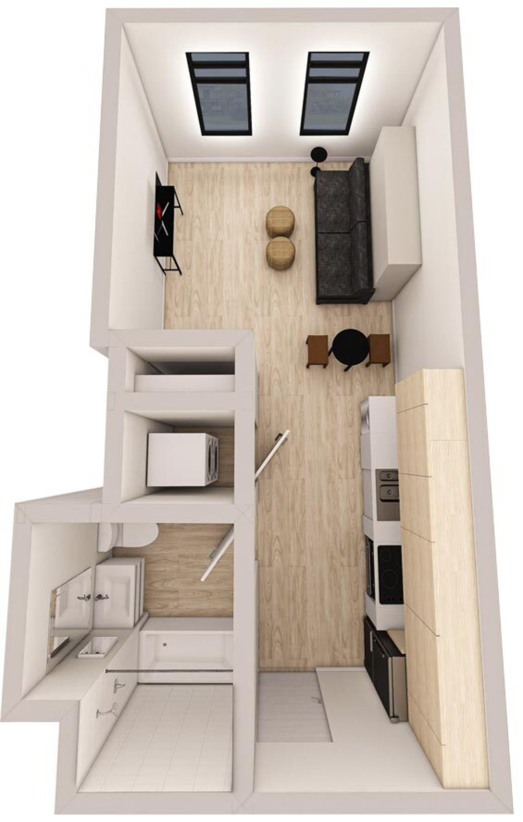 Plan Image: A1 - Studio - Furnished