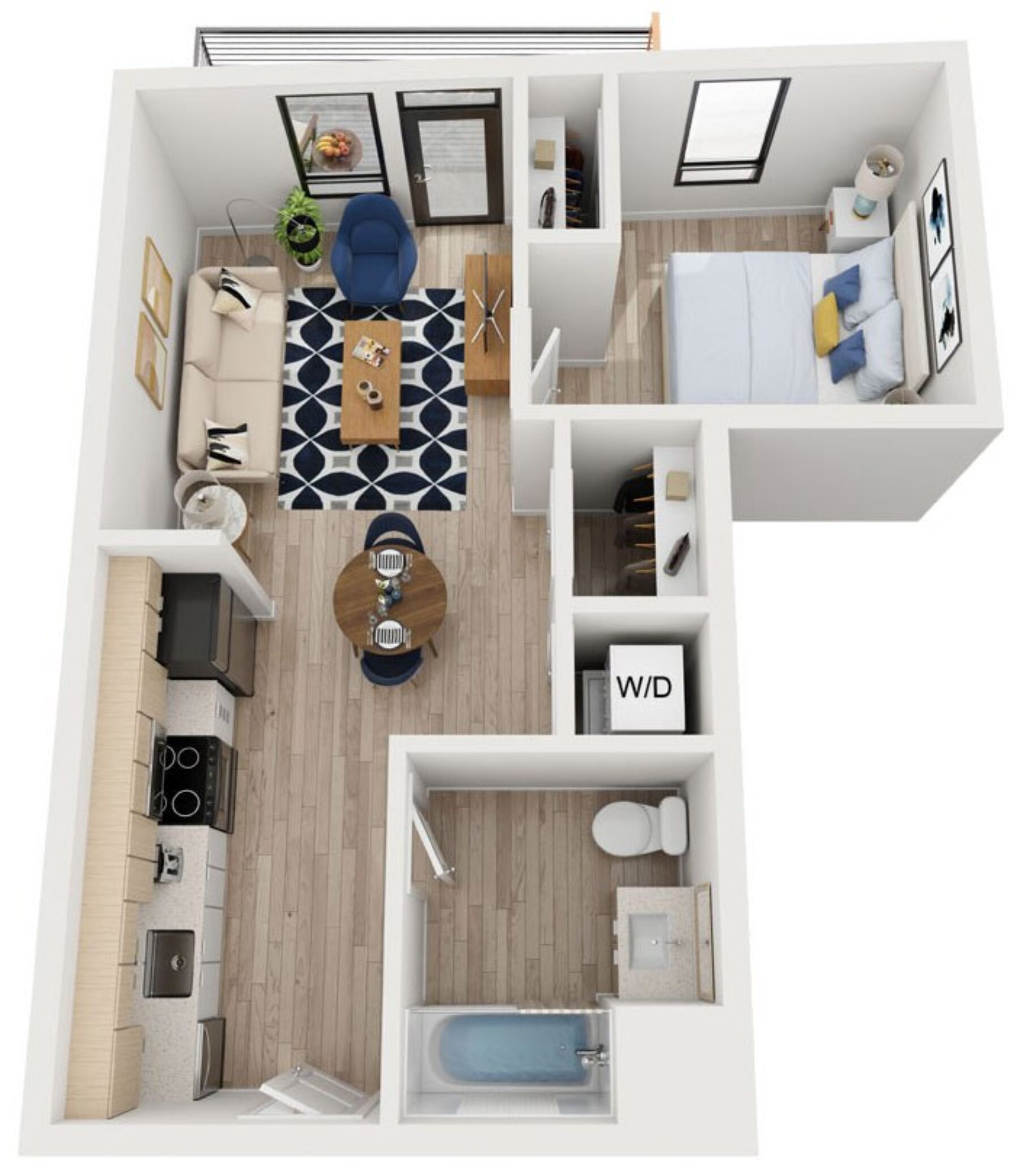 Plan Image: B1 - One Bedroom