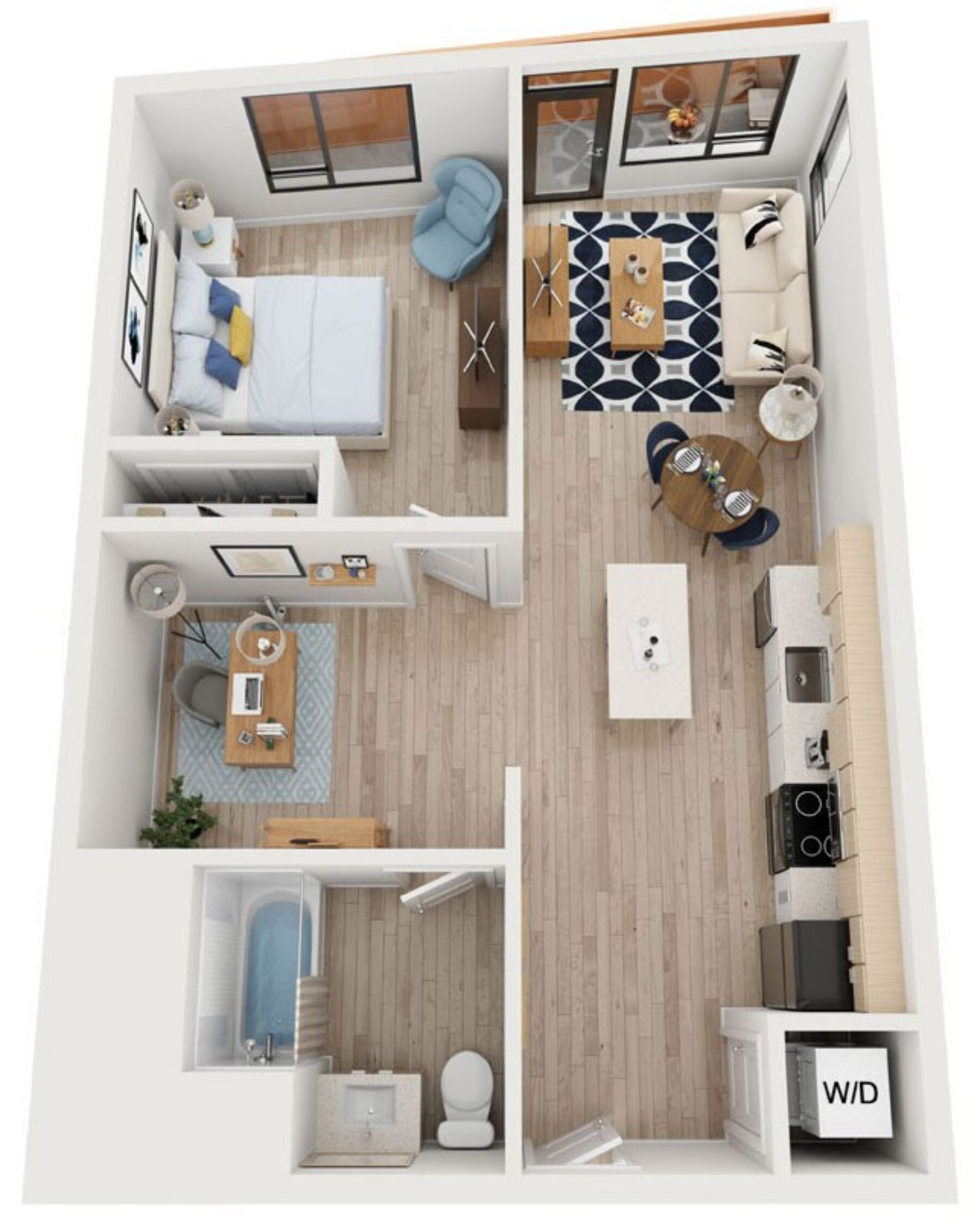 Plan Image: B12 - One Bedroom
