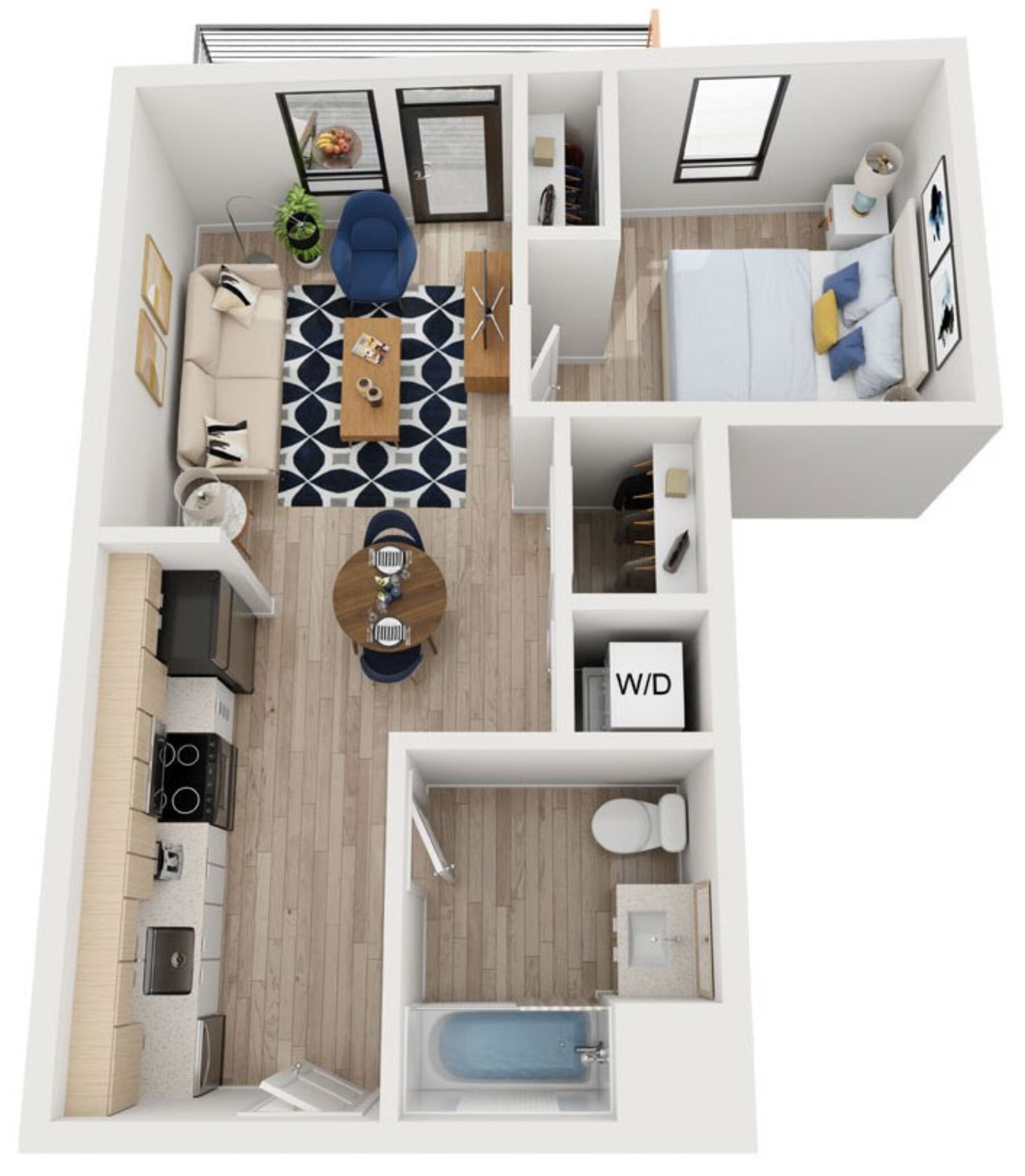 Plan Image: B2 - One Bedroom