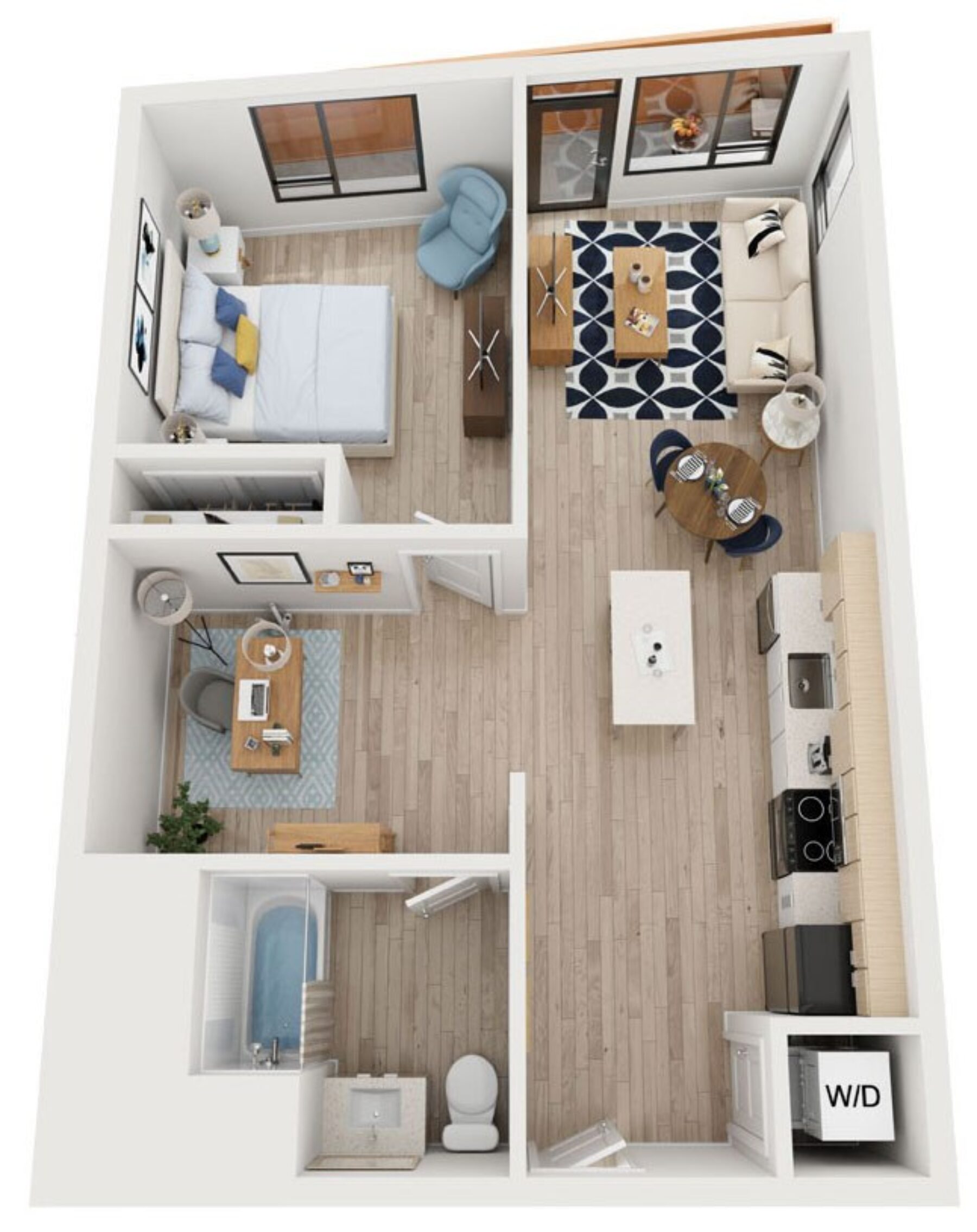 Plan Image: B5 - One Bedroom