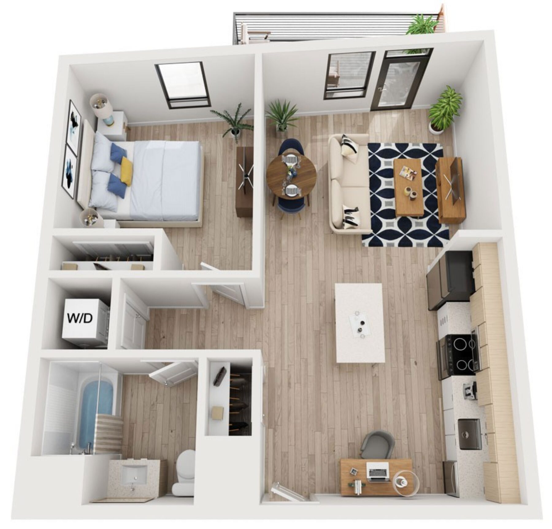 Plan Image: B6 - One Bedroom