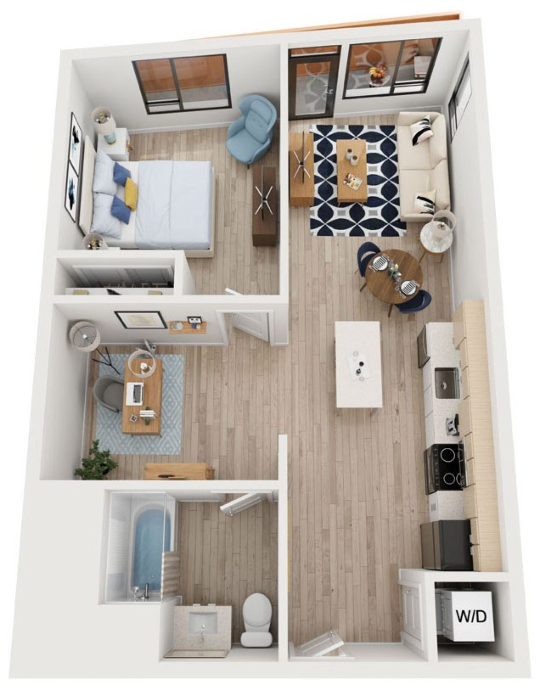 Plan Image: B7 - One Bedroom