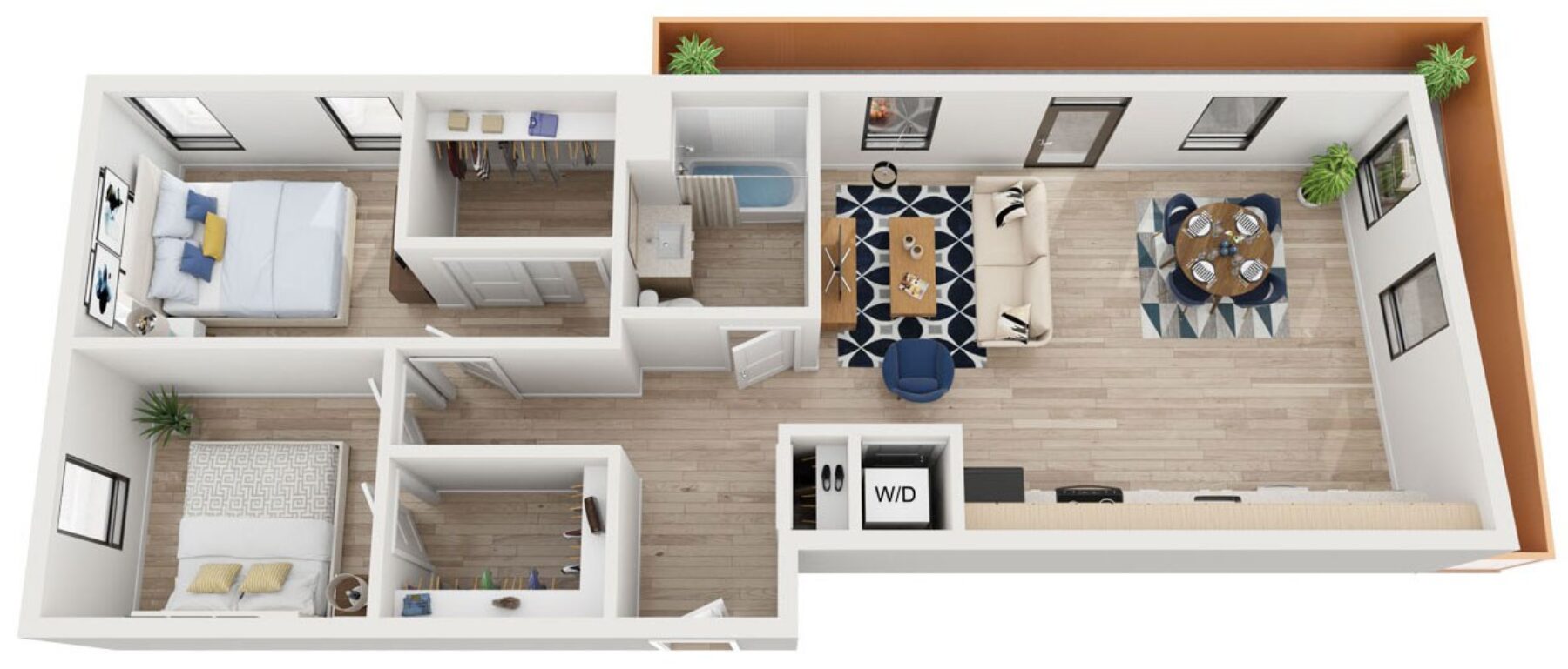 Plan Image: C4 - Two Bedroom