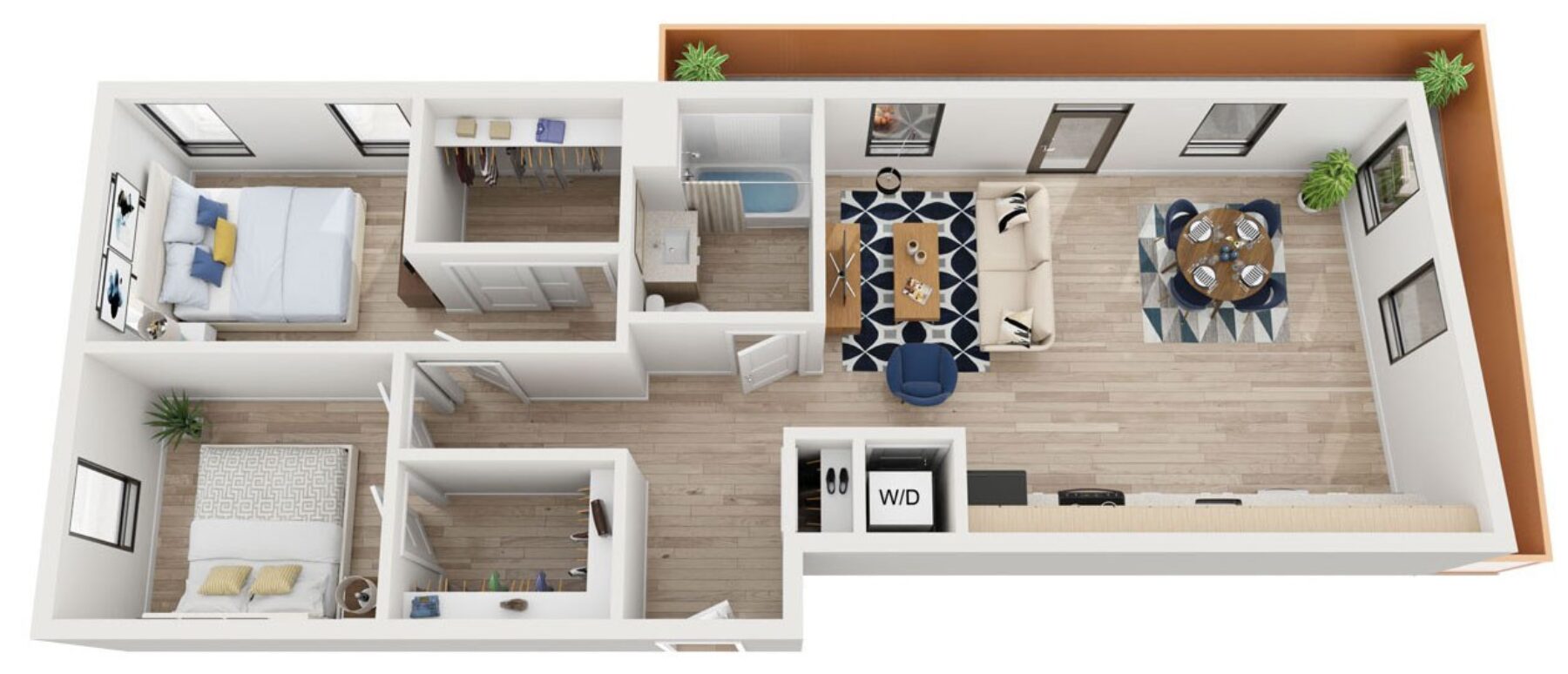 Plan Image: C5 - Two Bedroom