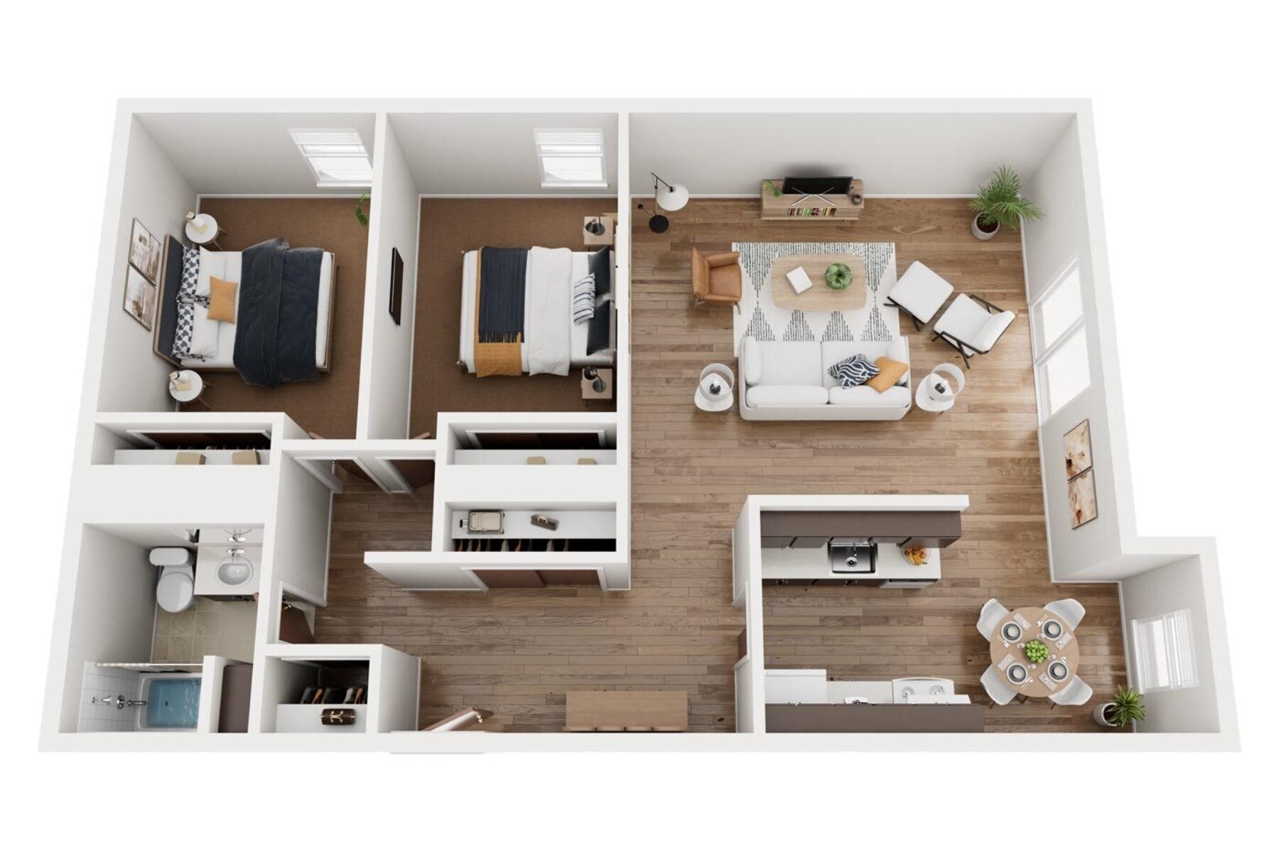 Plan Image: C1 Two Bedroom