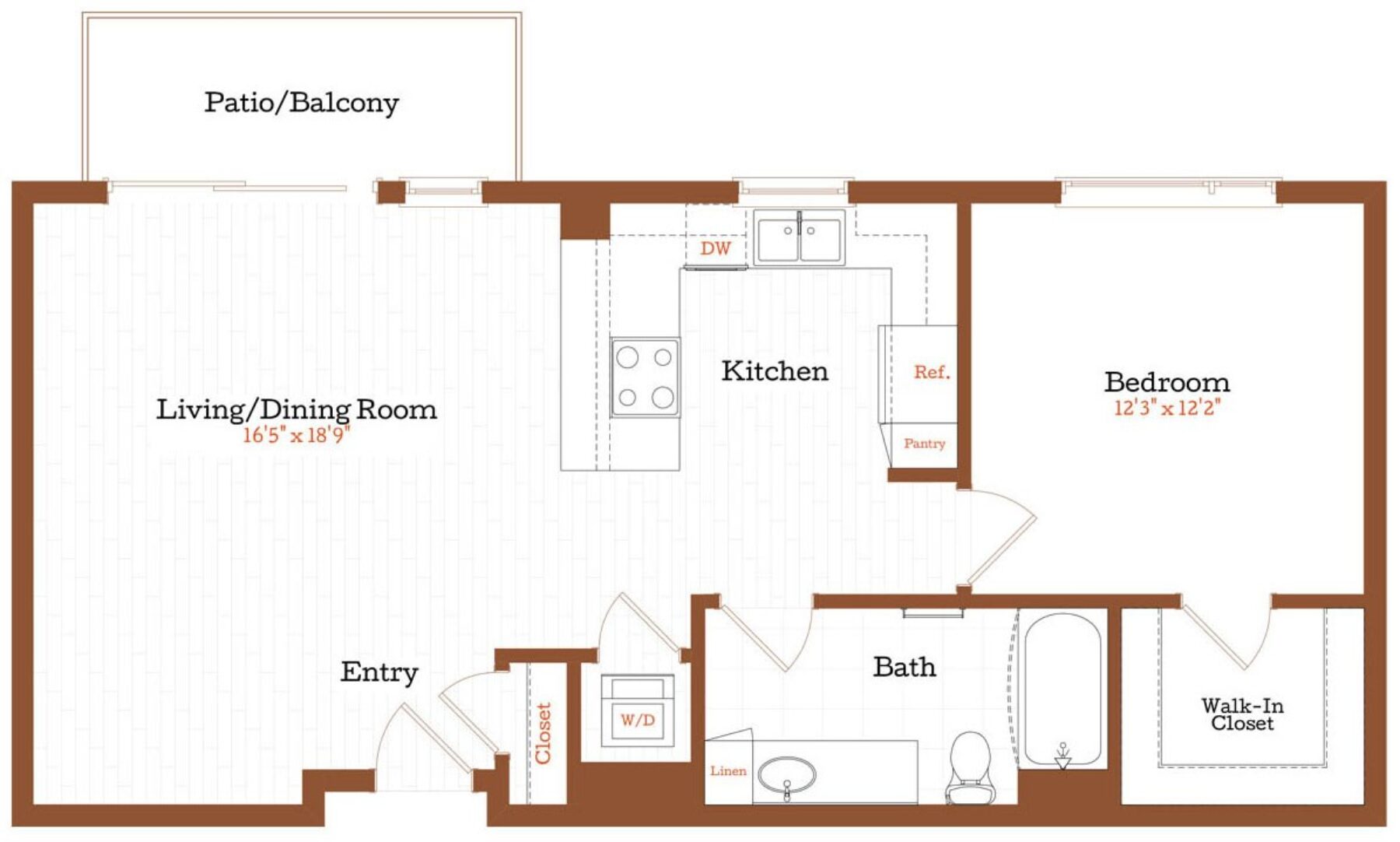 Plan Image: A5 - 1 Bedroom