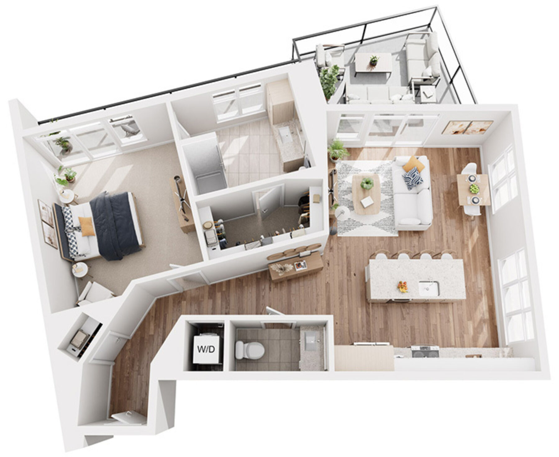 Plan Image: A8 - 1 Bedroom w/Terrace