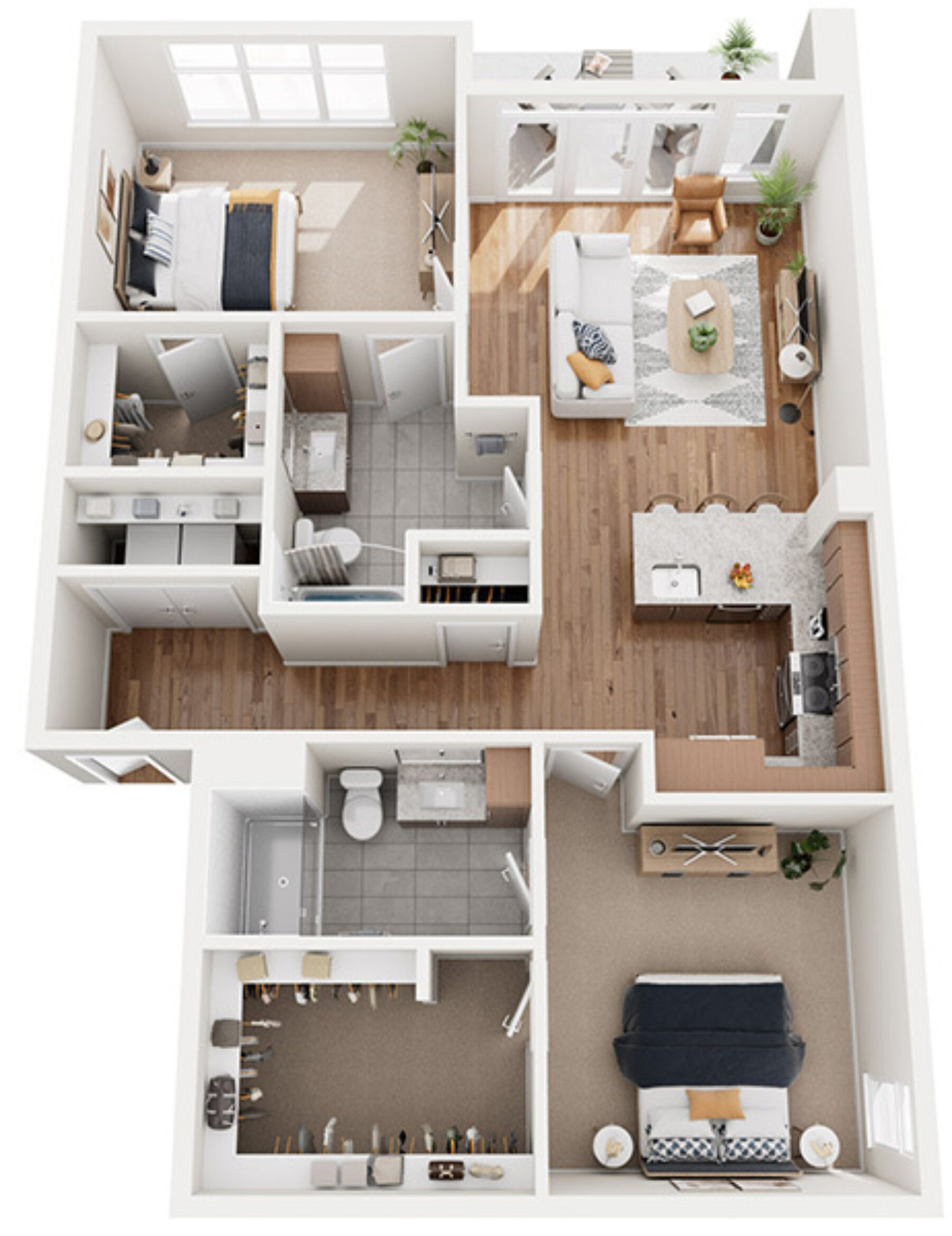 Plan Image: B6 - 2 Bedroom