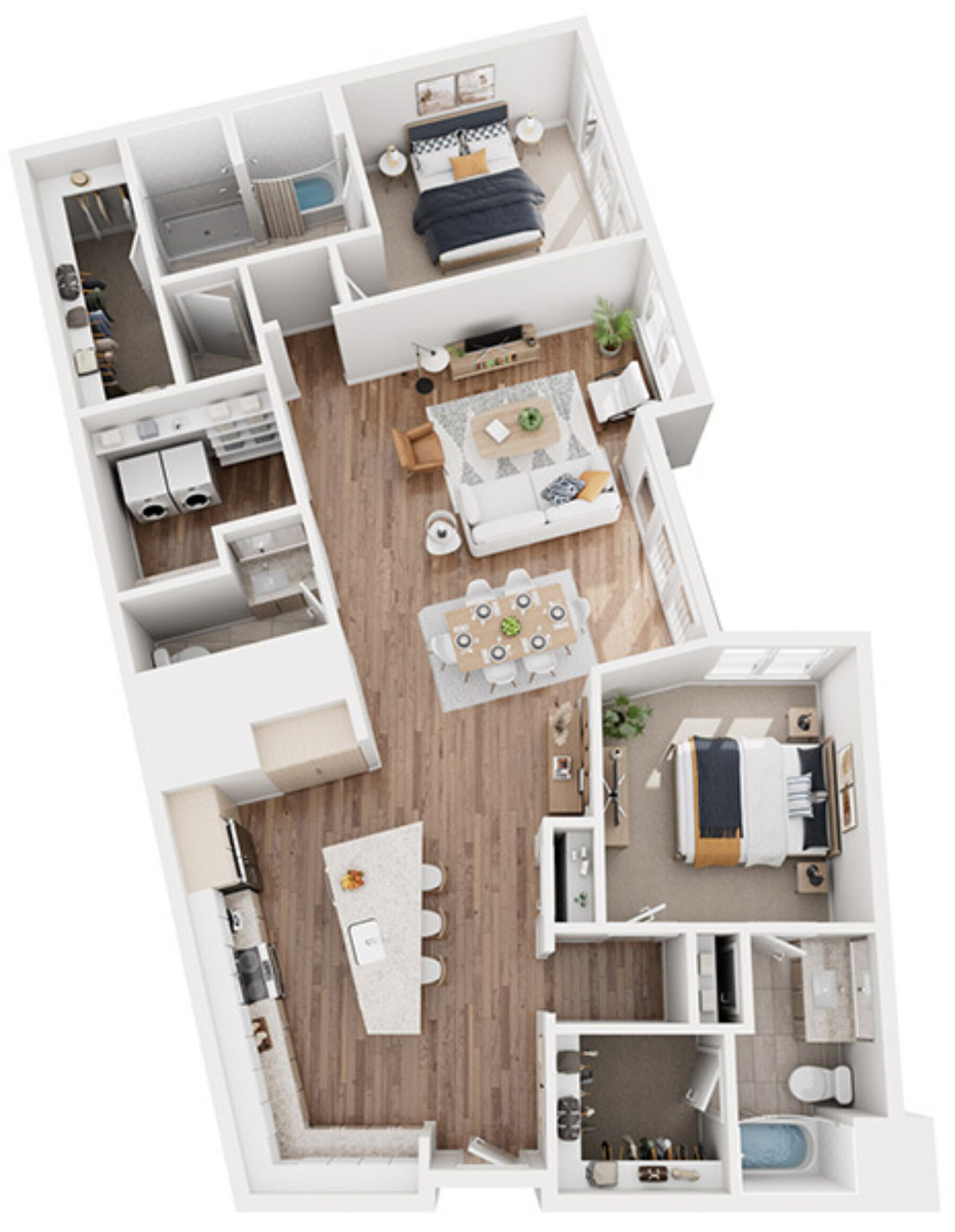 Plan Image: B8 - 2 Bedroom