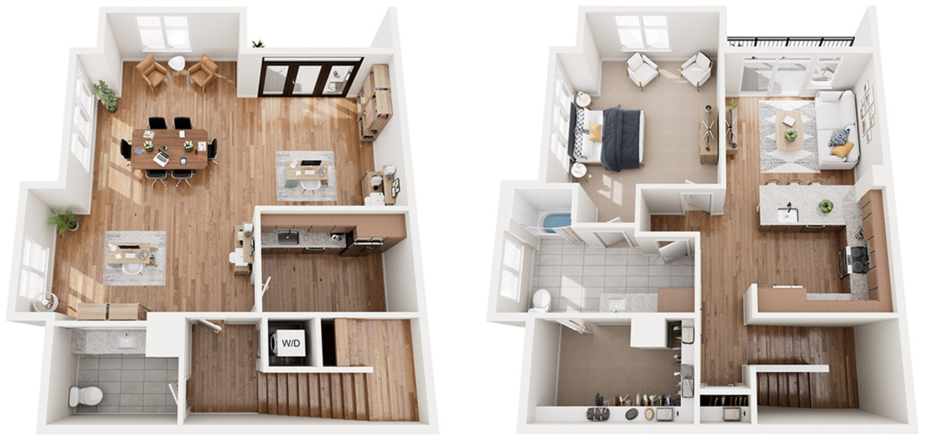 Plan Image: LW1 - Live/Work - 1 Bedroom