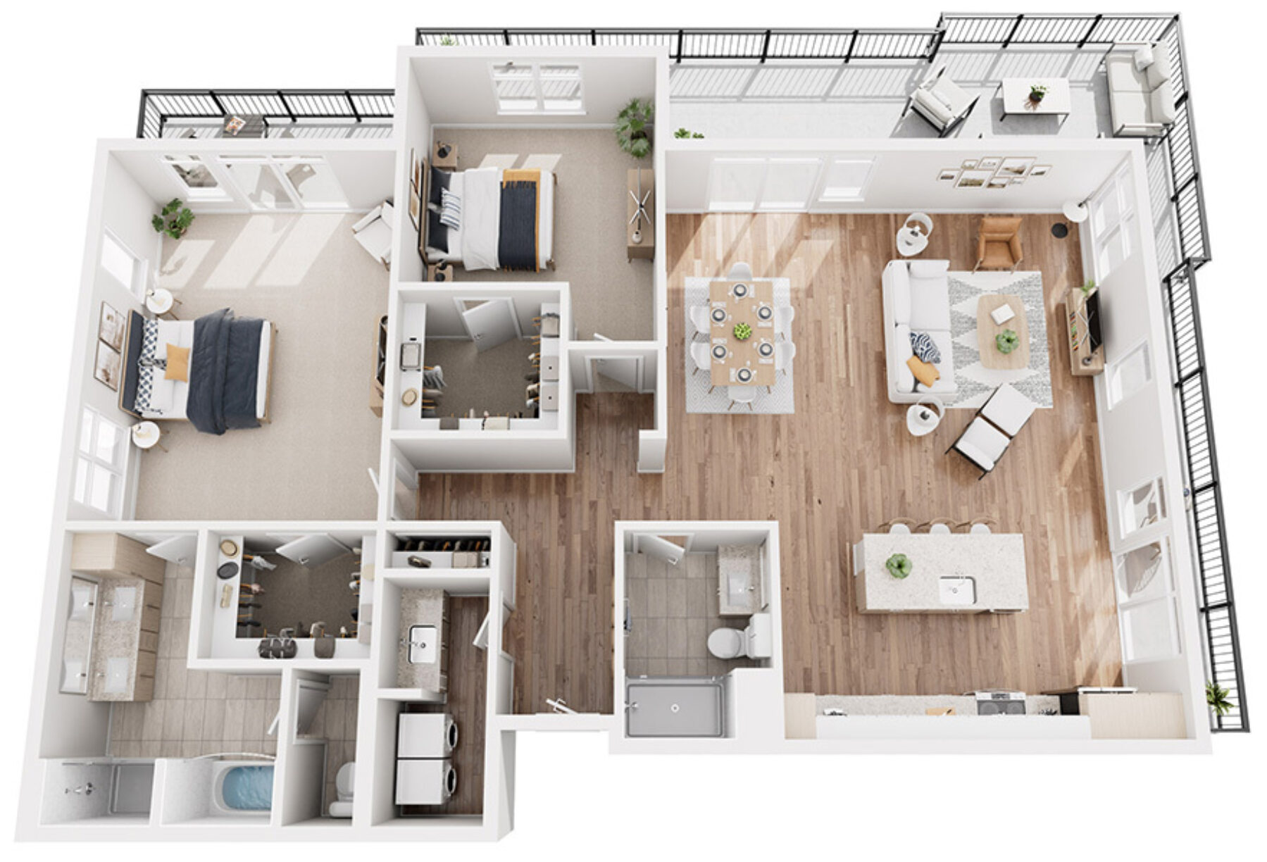 Plan Image: PH2 - Penthouse & Balcony