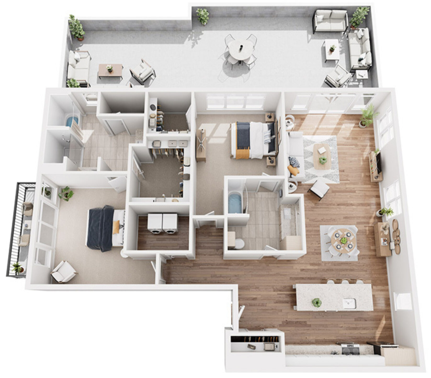 Plan Image: PH5 - Penthouse & Balcony