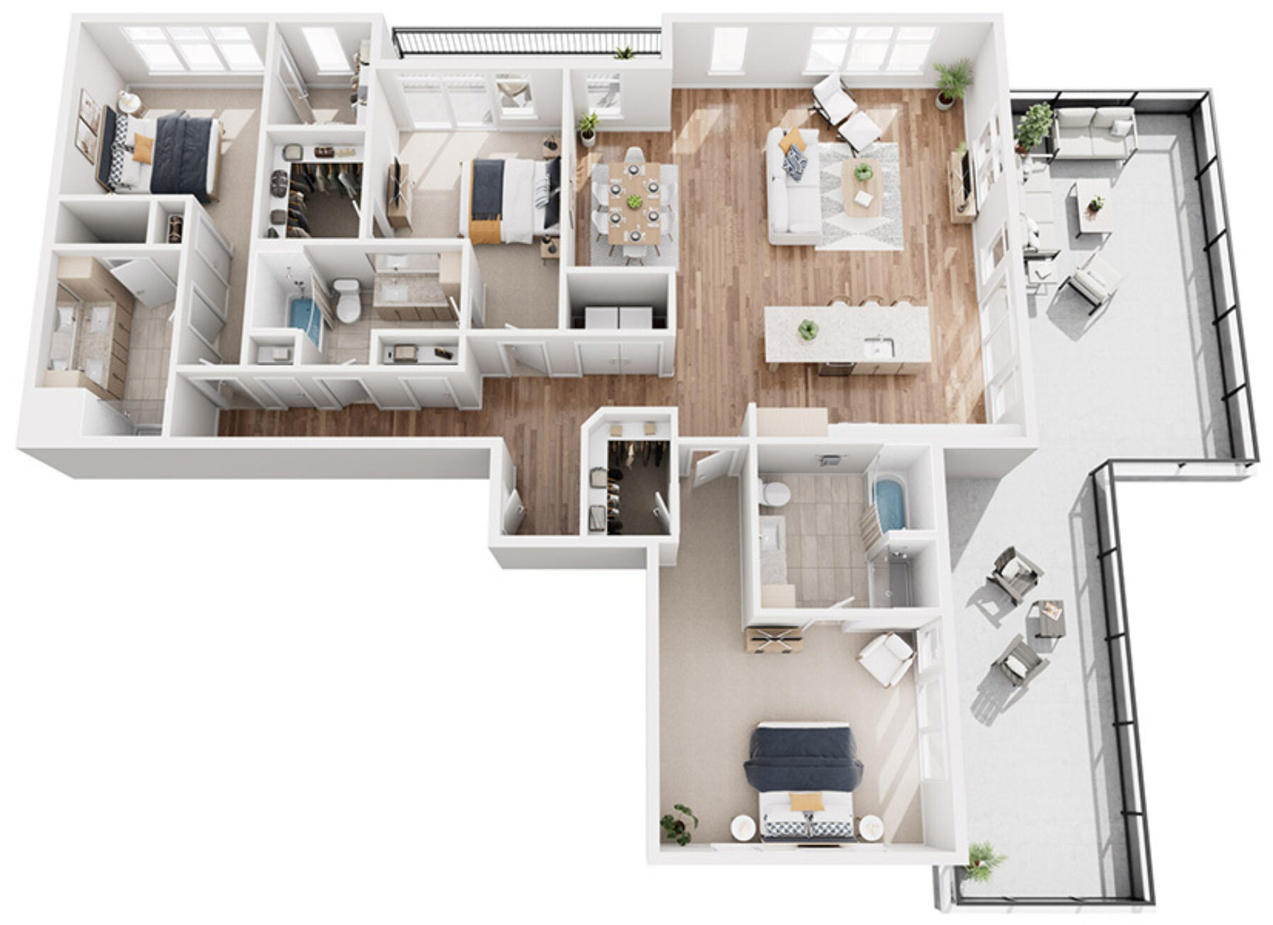 Plan Image: PH6 - Penthouse & Balcony