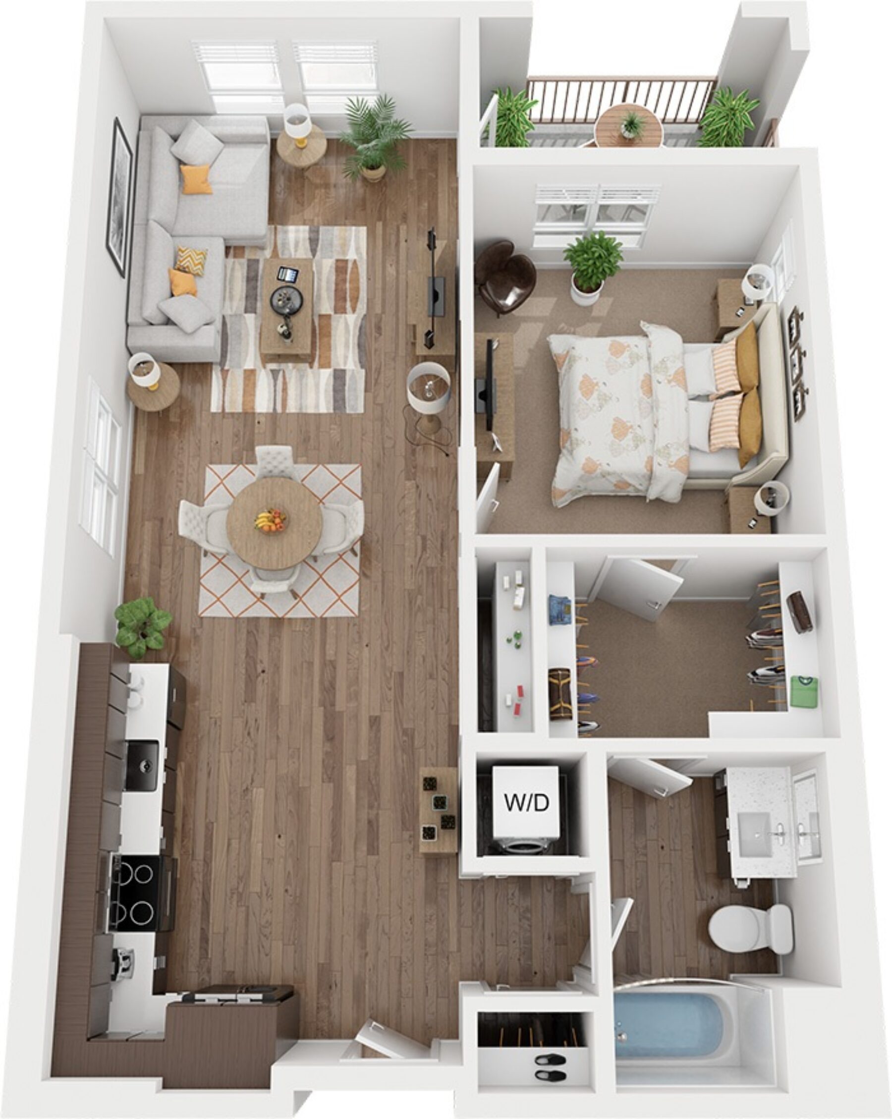 Plan Image: A1 - One Bedroom