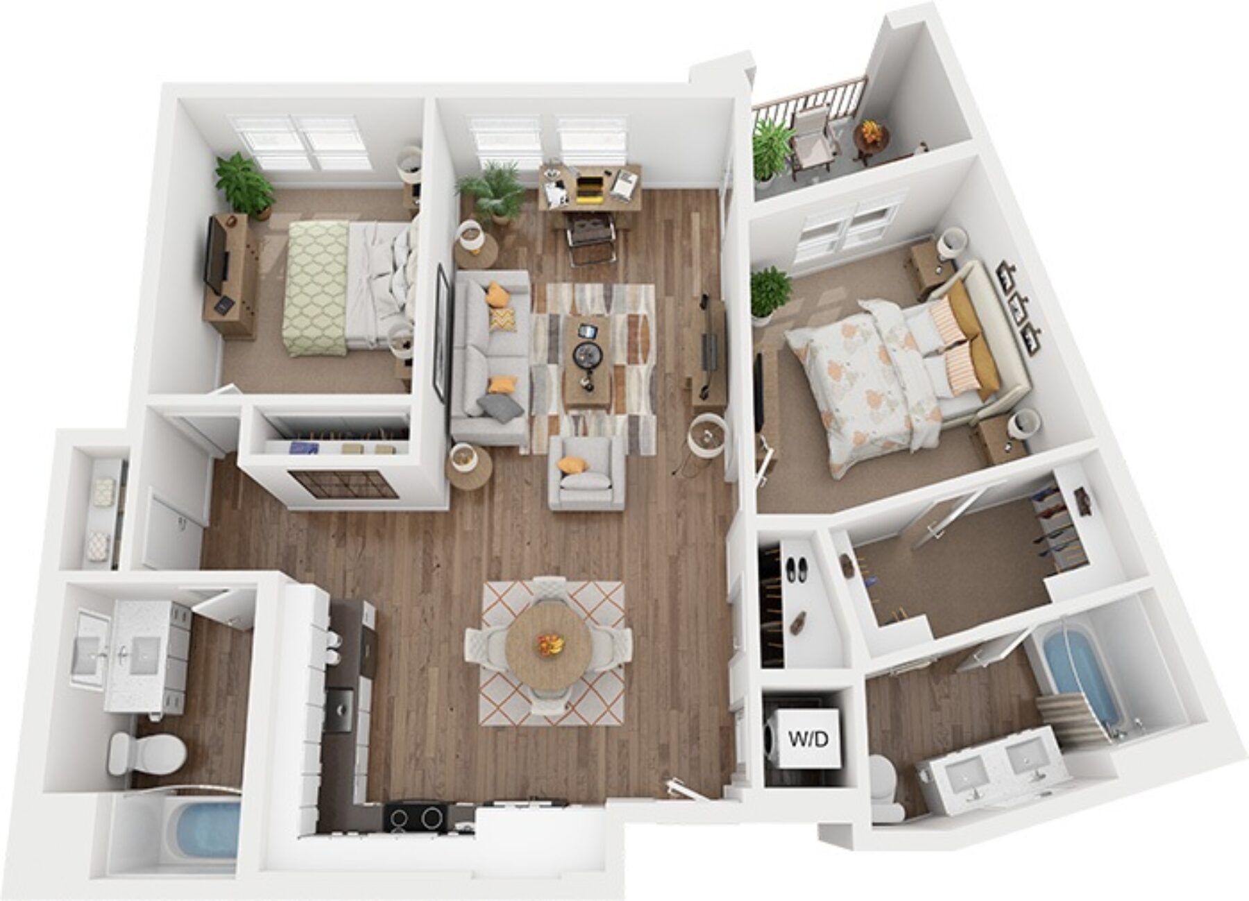 Plan Image: B4 - Two Bedroom