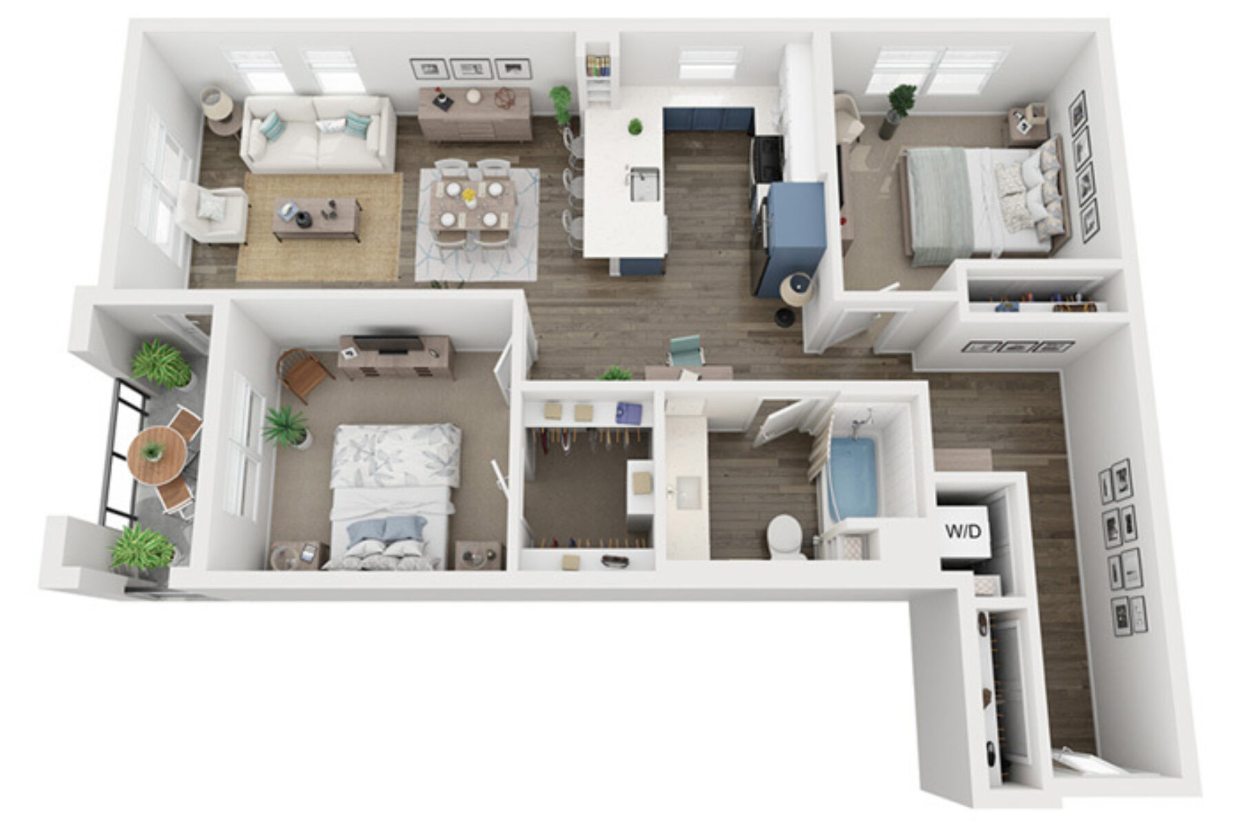 Plan Image: The Coastal - Two Bedroom